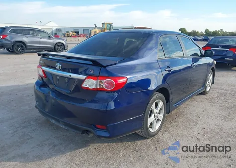 2013 Toyota Corolla S z USA, uszkodzony, nr VIN 5YFBU4EE4DP124938